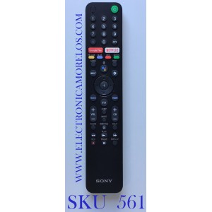CONTROL REMOTO ORIGINAL NUEVO CON COMANDO DE VOZ PARA SMART TV SONY / RMF-TX500U / P19062-C02 / Q19D0518893A / MG3-TX500U / 2575A-TX500U / MODELOS XBR55A9G / XBR55X850G / XBR55X950G / XBR55X950G / MAS MODELOS EN DESCRIPCION 